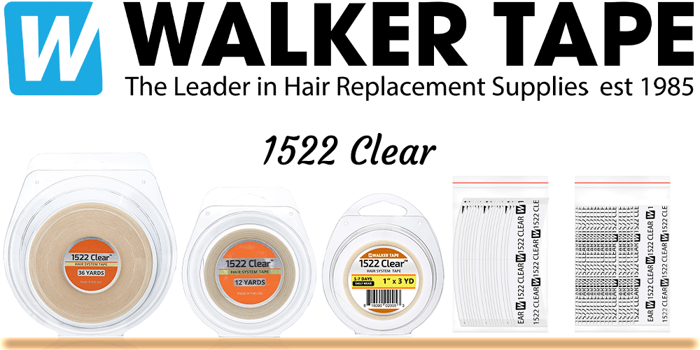 Walker Tape 1522 Clear Hipoalerjenik Protez Saç Bandı