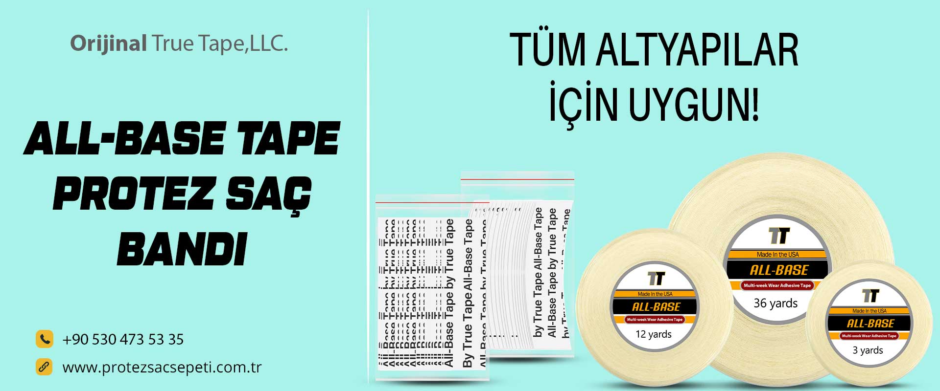True Tape | All Base Tape | Protez Saç Bandı