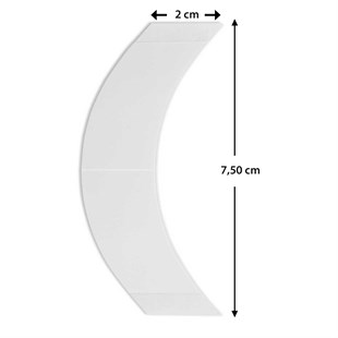 Protez Saç Bandı Super Tape Oval (''CC'' - 2cm x 7.5cm) 36 Adet