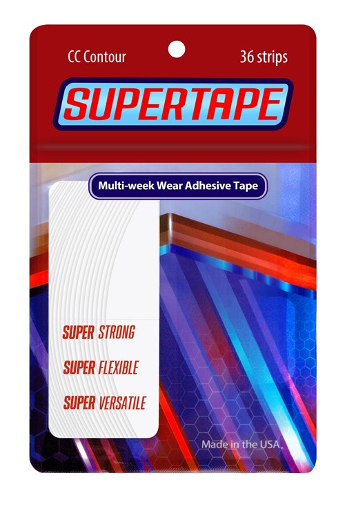 True Tape Super Tape Protez Saç Bandı Oval (''CC'' - 2cm x 7.5cm) 36 Adet