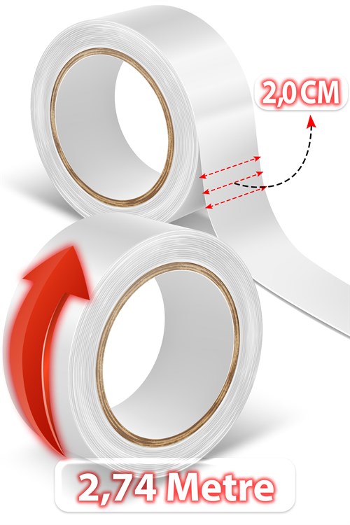 True Tape Super Tape™ Roll - Protez Saç Bandı Rulo 3 Yards (2,74m)