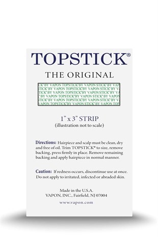 Vapon Tape | TOPSTICK The Original Protez Saç Bandı Düz (2,5cm x 7,5cm) 50 Adet