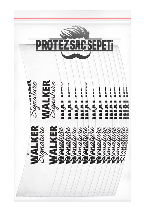 Walker Signature Tape Minis Protez Saç Bandı Oval 3/4″ x 3″ (1,90 x 7,62 cm)