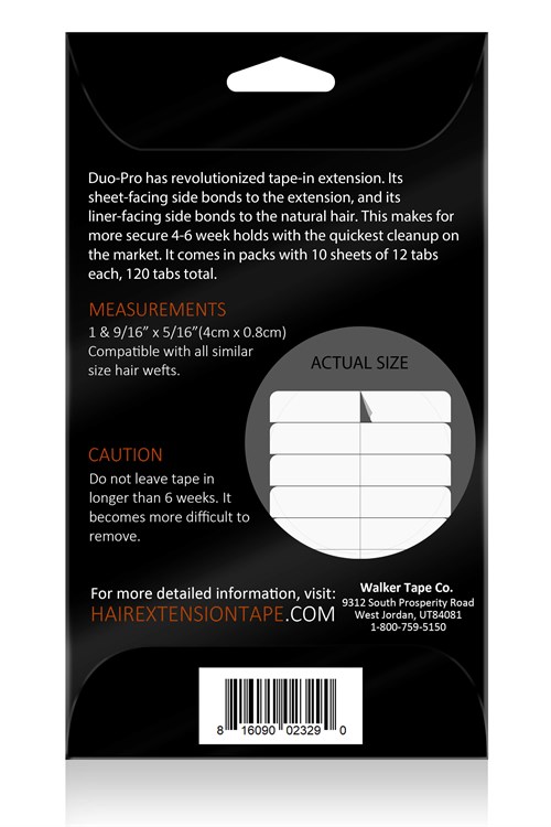 Walker Tape Duo-Pro Hair Extension Tape - Mikro Bant Kaynak Bandı 120 Adet