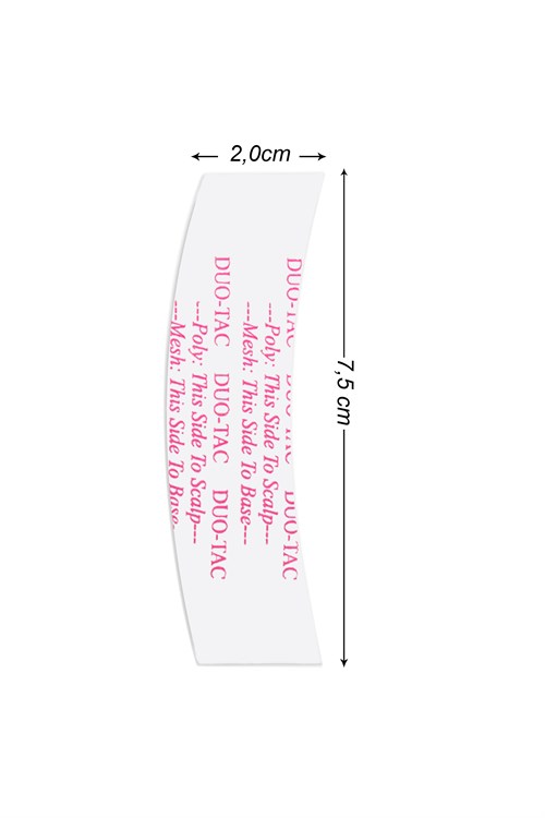 Walker Tape Duo-Tac Mini's™ Protez Saç Bandı Oval 3/4″ x 3″ (1,90 x 7,62 cm) 36 Adet