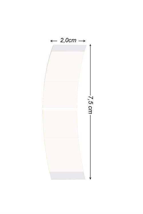 Walker Tape Pro-Flex II™ Mini's Protez Saç Bandı Oval (2,0cm x 7,5cm) 72 Adet